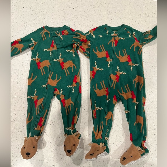 Two toddler reindeer onesies - Picture 1 of 5